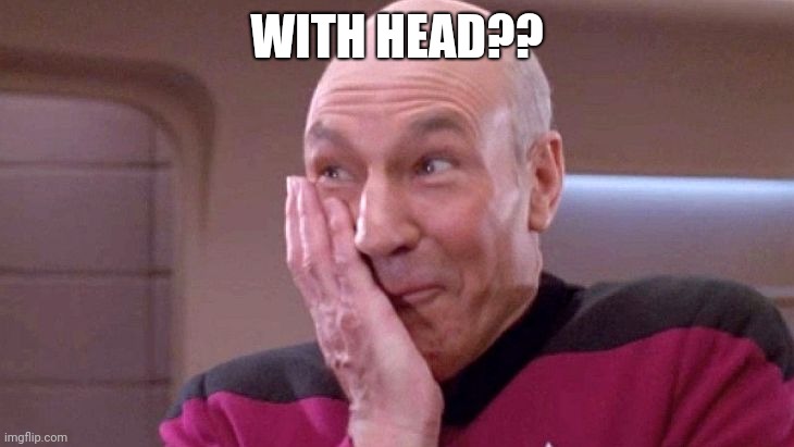 picard grin | WITH HEAD?? | image tagged in picard grin | made w/ Imgflip meme maker