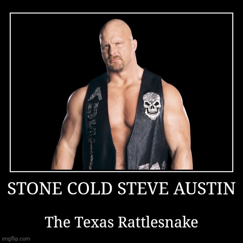 Stone Cold Steve Austin | image tagged in demotivationals,wwe,stone cold steve austin | made w/ Imgflip demotivational maker