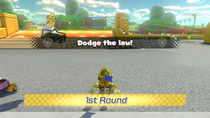 Dodge the Law! Blank Meme Template