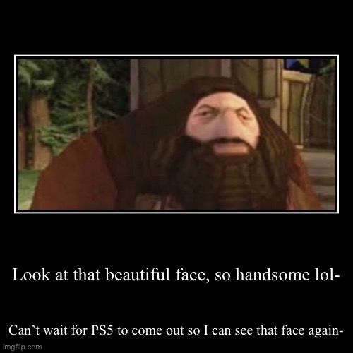 image tagged in funny,demotivationals,ps1,hagrid | made w/ Imgflip demotivational maker