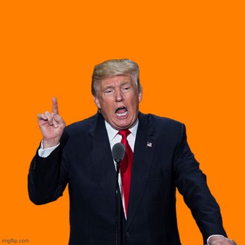 Orange point Blank Meme Template
