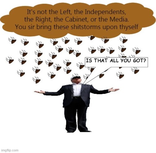 Trump Creates His Own Shitstorms | image tagged in trump creates his own shitstorms | made w/ Imgflip meme maker