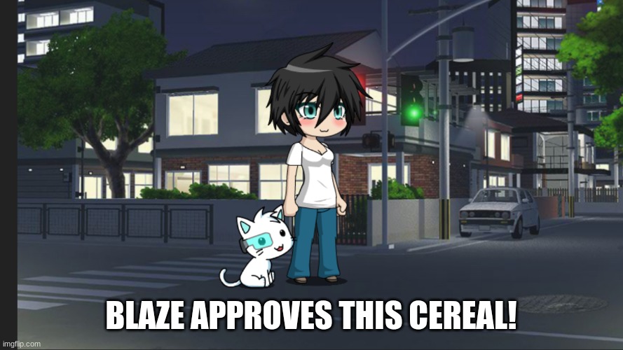 BLAZE APPROVES THIS CEREAL! | made w/ Imgflip meme maker