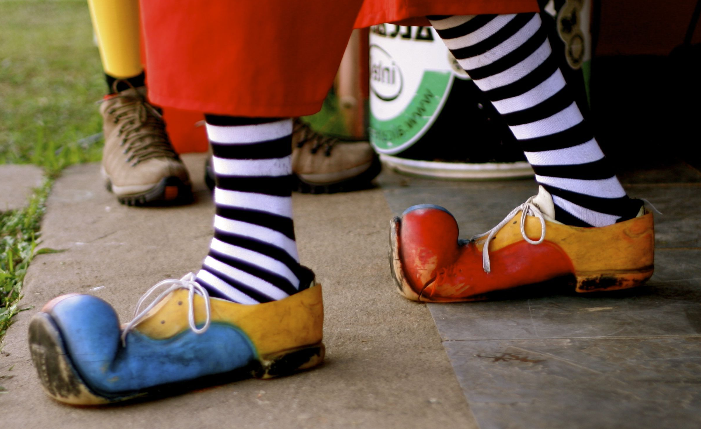 Shoes, clown Blank Meme Template