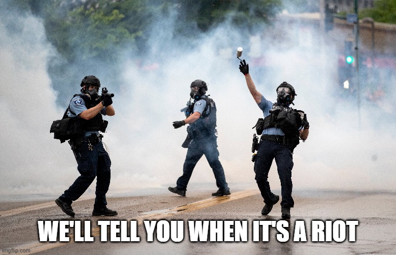 WE'LL TELL YOU WHEN IT'S A RIOT | made w/ Imgflip meme maker