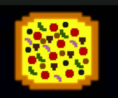 High Quality 8 Bit Pizza Blank Meme Template