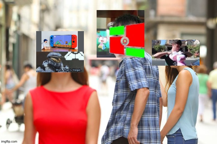 Distracted Boyfriend | image tagged in memes,distracted boyfriend,plainrock124 only 2000 for ever made,wait thats illegal | made w/ Imgflip meme maker