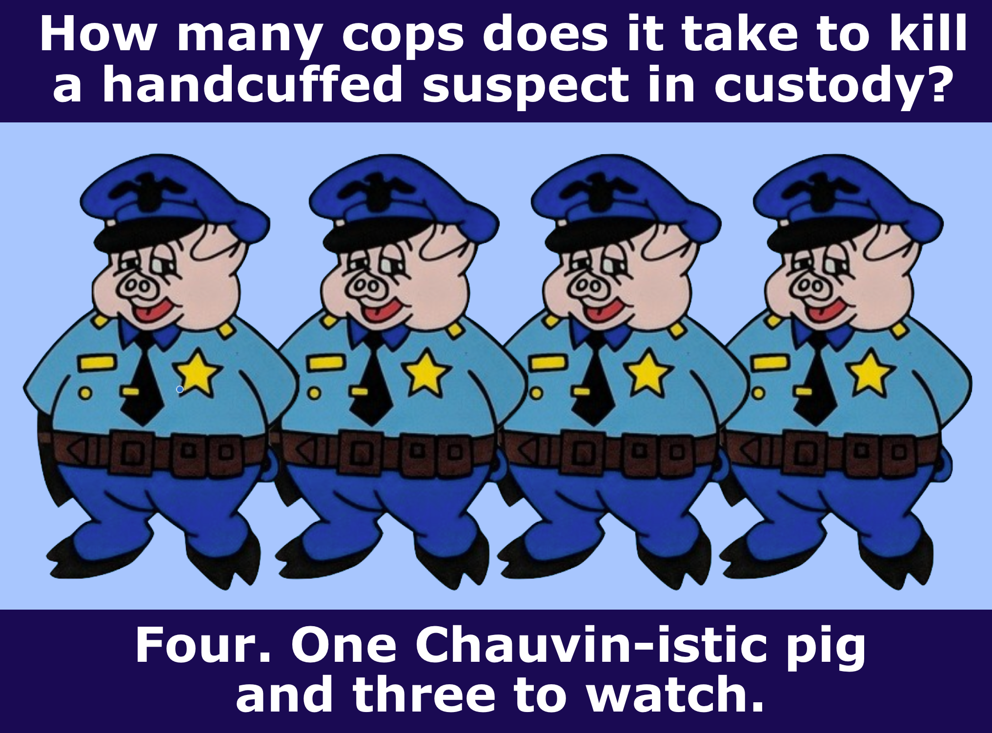 four little pigs joke Blank Meme Template