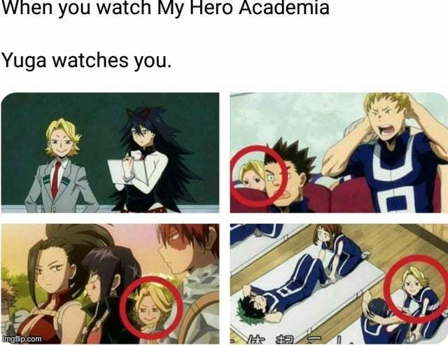 He watches you | image tagged in bnha | made w/ Imgflip meme maker