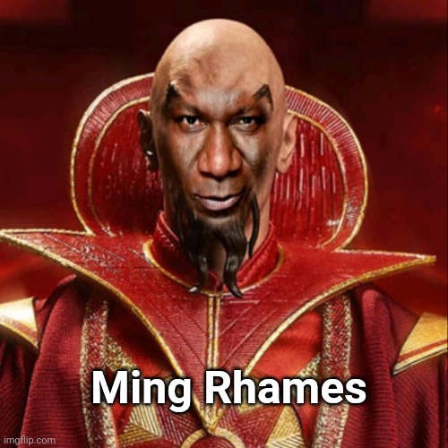 Ving/Ming Rhames | Ming Rhames | image tagged in mashup | made w/ Imgflip meme maker