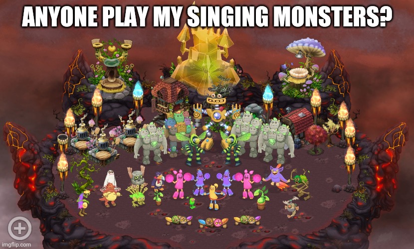 What's your friend code? | ANYONE PLAY MY SINGING MONSTERS? | image tagged in my singing monsters,coolish,msm | made w/ Imgflip meme maker