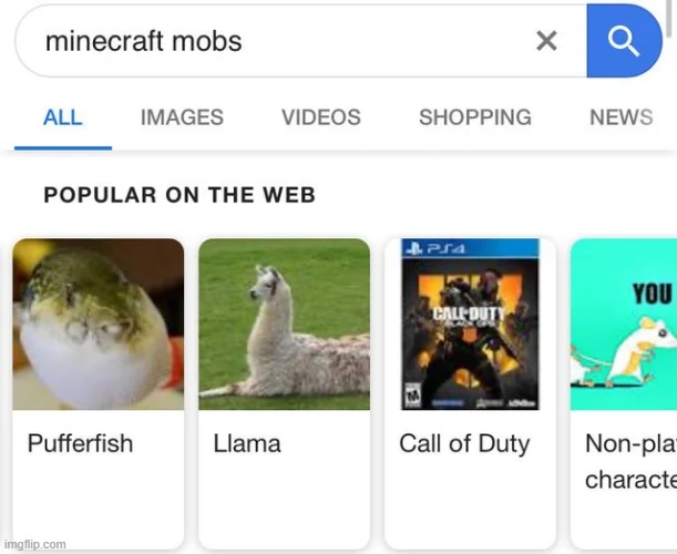 I have several questions... | image tagged in minecraft,google,call of duty | made w/ Imgflip meme maker