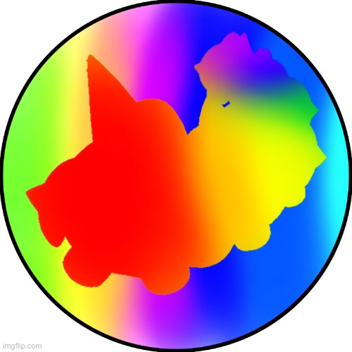 Made a new PFP for my YT to celebrate pride month | made w/ Imgflip meme maker