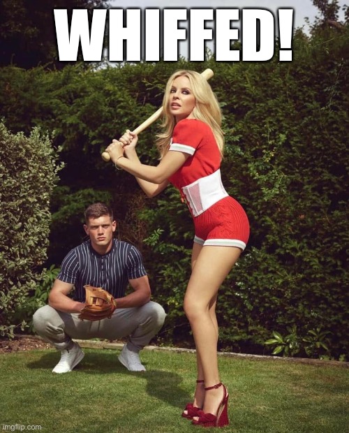 Kylie baseball 2 | WHIFFED! | image tagged in kylie baseball 2 | made w/ Imgflip meme maker