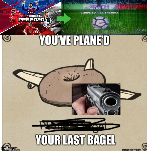 For CookieUwU_memer | image tagged in plane bagel with a gun | made w/ Imgflip meme maker