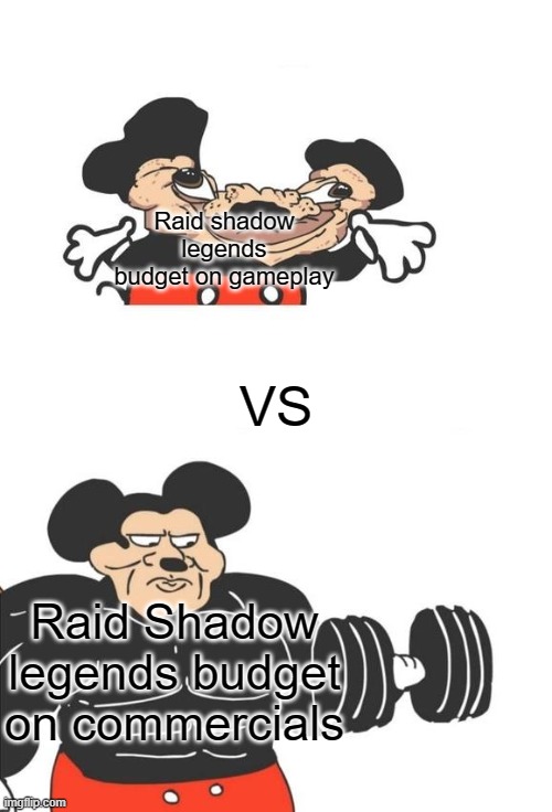 Raid Shadow legends budget - Imgflip