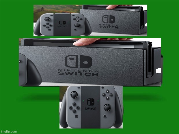 Nintendo Switch (Xbox One Style) | image tagged in nintendo switch controller,nintendo switch console and dock,nintendo switch | made w/ Imgflip meme maker