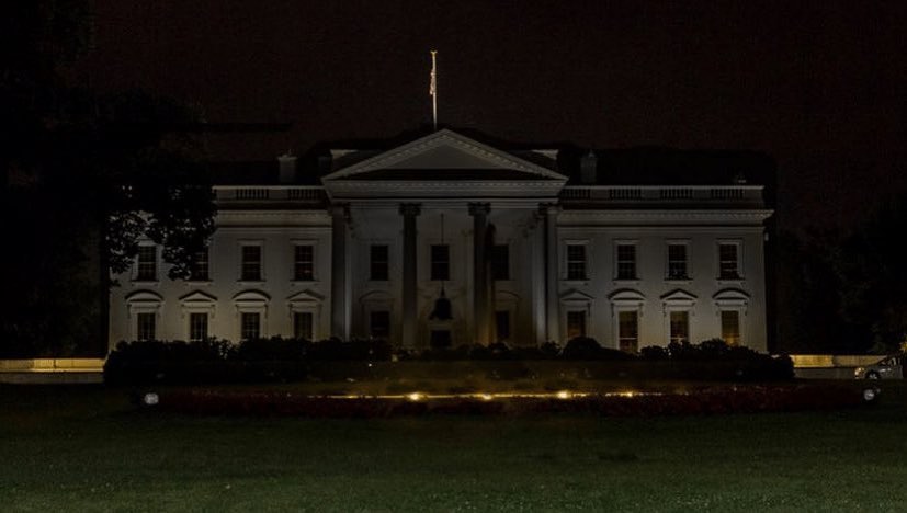 White House Goes Dark 2020 Blank Meme Template