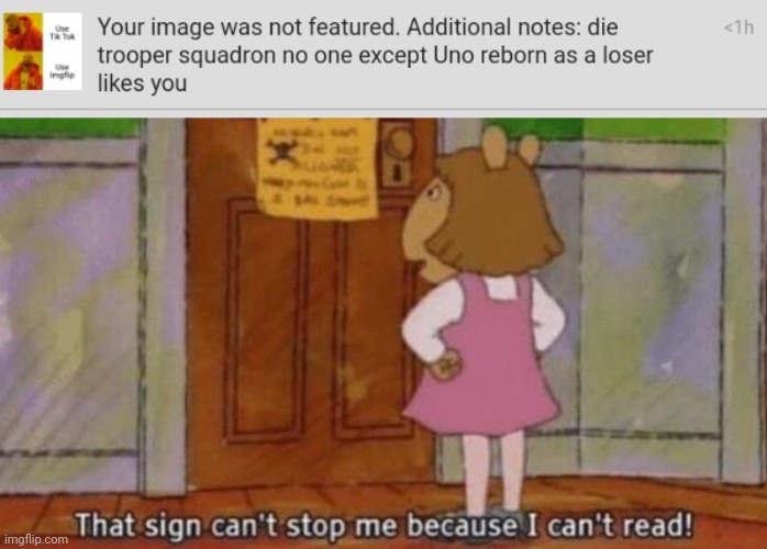 I won't rest until Bill Nye quits! | image tagged in that sign can't stop me because i can't read | made w/ Imgflip meme maker