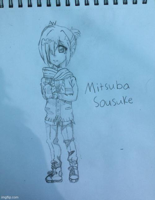 I drew Mitsuba he is my favorite character | image tagged in tbhk | made w/ Imgflip meme maker