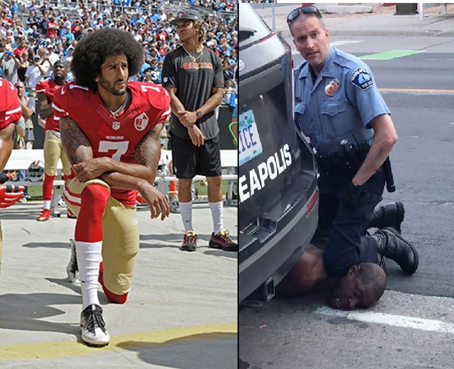 Kaepernick Vs Chauvin Blank Meme Template