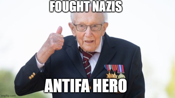 Antifa Hero | FOUGHT NAZIS; ANTIFA HERO | image tagged in antifa,donald trump,police,neo-nazis | made w/ Imgflip meme maker