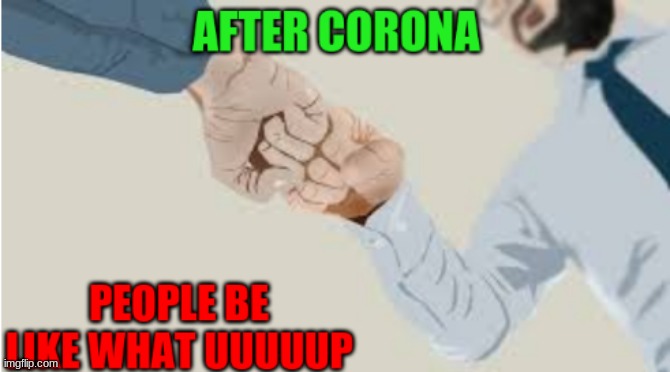 what people be like after corona | image tagged in coronavirus,covid-19,awesome | made w/ Imgflip meme maker