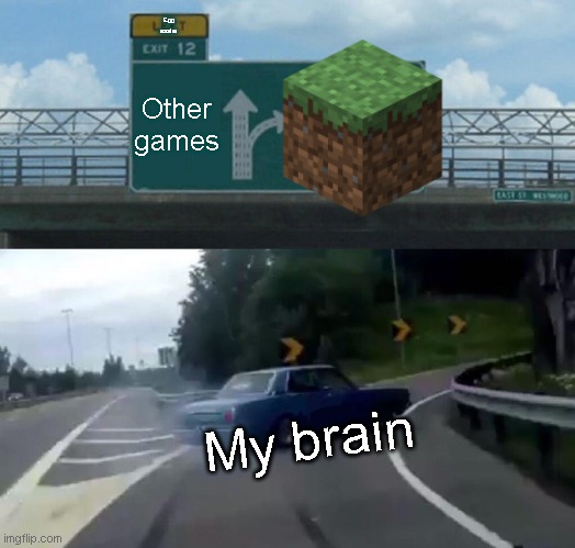 Left Exit 12 Off Ramp | Egg easter; Other games; My brain | image tagged in memes,left exit 12 off ramp | made w/ Imgflip meme maker