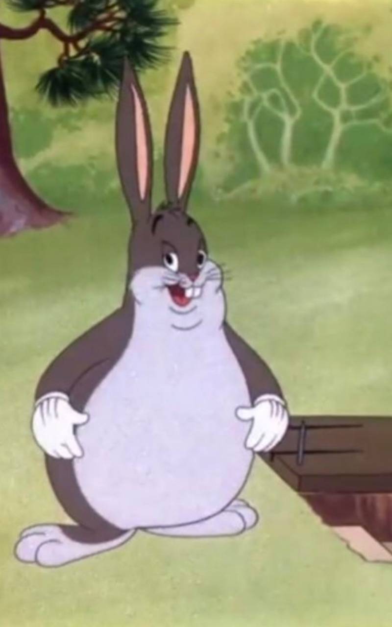 High Quality Big chungus is wanting to die Blank Meme Template