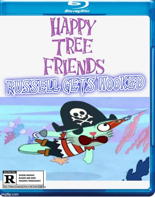 IT'S A PIRATES LIFE | image tagged in bluray,pirate,happy tree friends,fake movies | made w/ Imgflip meme maker