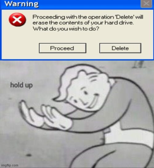 guess i'll contact microsoft | image tagged in fallout hold up | made w/ Imgflip meme maker