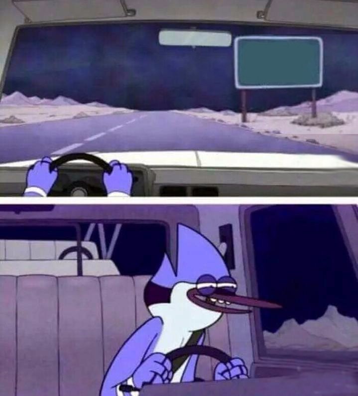 High Quality regular show oh yeh Blank Meme Template