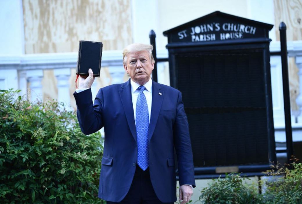 Trump Church Board Blank Meme Template