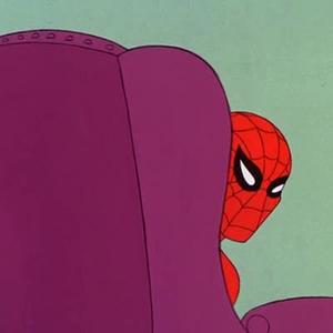 Spiderman Chair Blank Meme Template