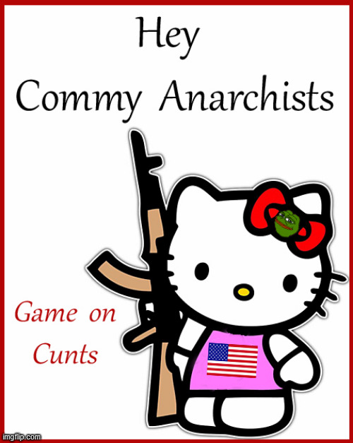 RIOTS ?...OK ! | image tagged in hello kitty,communism,riots,blm,political meme,antifa | made w/ Imgflip meme maker