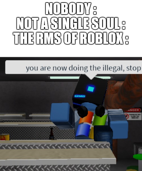 context: roblox made the hole in their logo bigger this year : r/memes