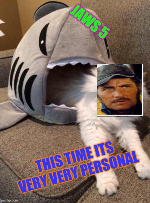 uhhhhhh | JAWS 5; THIS TIME ITS VERY VERY PERSONAL | image tagged in jaws,quint | made w/ Imgflip meme maker