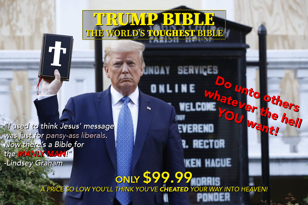 TRUMP BIBLE Blank Meme Template