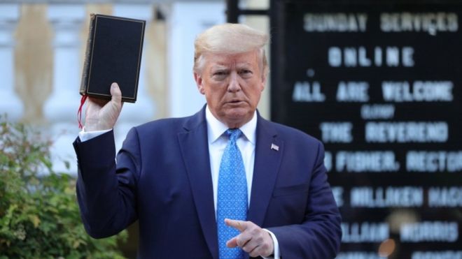 Trump Bible Blank Meme Template