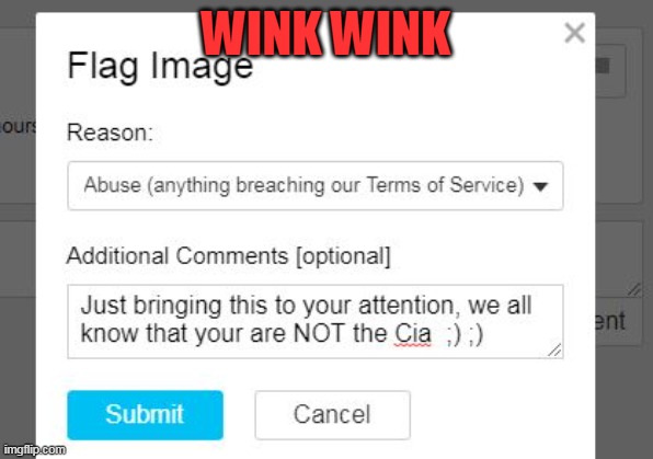 WINK WINK | made w/ Imgflip meme maker