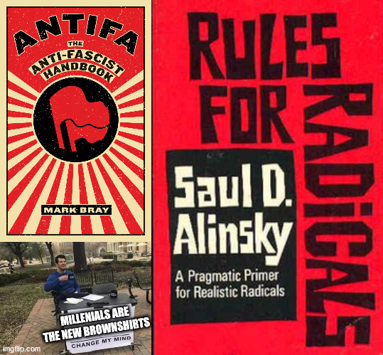 MILLENIALS ARE THE NEW BROWNSHIRTS | image tagged in memes,change my mind | made w/ Imgflip meme maker