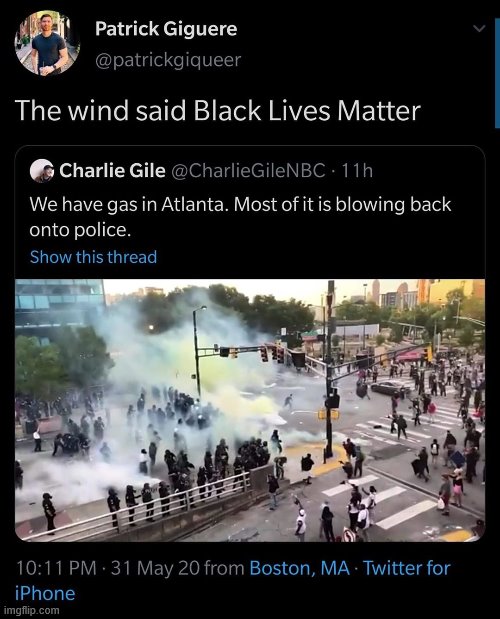 Serious situation but this is a scream lmao | image tagged in repost,black lives matter,blacklivesmatter,riots,protest,political humor | made w/ Imgflip meme maker