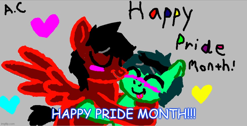 P R I D E M O N T H | HAPPY PRIDE MONTH!!! | image tagged in gay pride,mlp | made w/ Imgflip meme maker