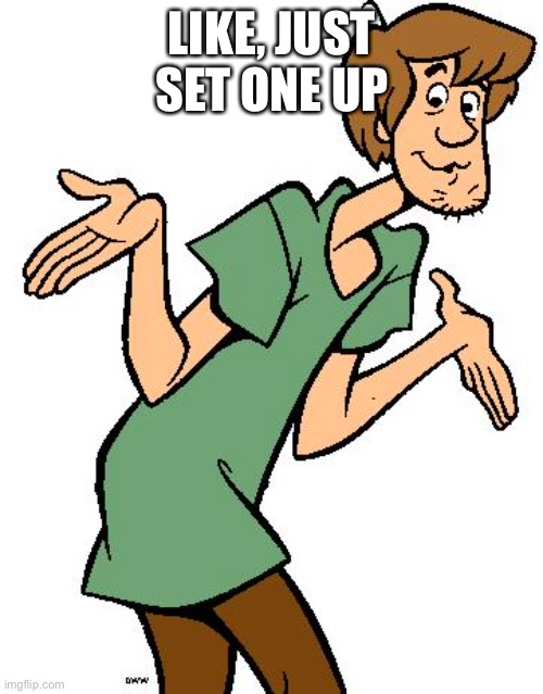 Shaggy from Scooby Doo | LIKE, JUST SET ONE UP | image tagged in shaggy from scooby doo | made w/ Imgflip meme maker