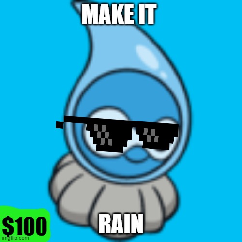 Another Submission. |  MAKE IT; RAIN; $100 | image tagged in mandjtv,pokemon,castform,make it rain,meme review | made w/ Imgflip meme maker