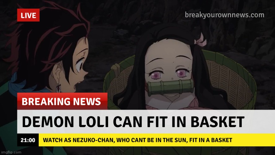 Loli nezuko | image tagged in loli nezuko | made w/ Imgflip meme maker