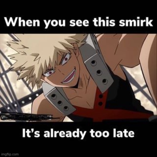 It’s to late for me | image tagged in bnha | made w/ Imgflip meme maker