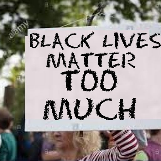 Black lives matter too much Blank Meme Template