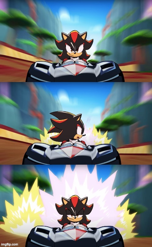Boost attack on Shadow | image tagged in boost attack on shadow | made w/ Imgflip meme maker