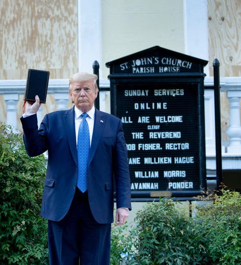 Trump bible Blank Meme Template